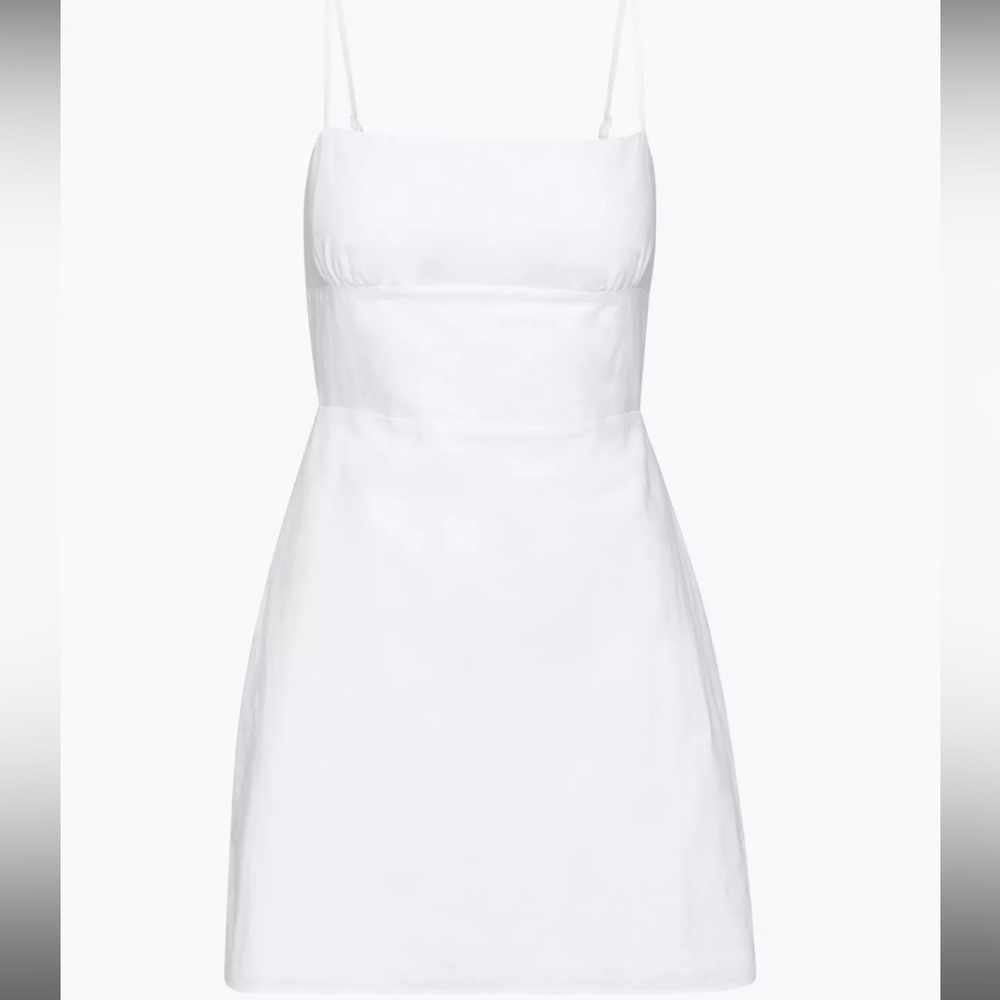 Linen mini dress